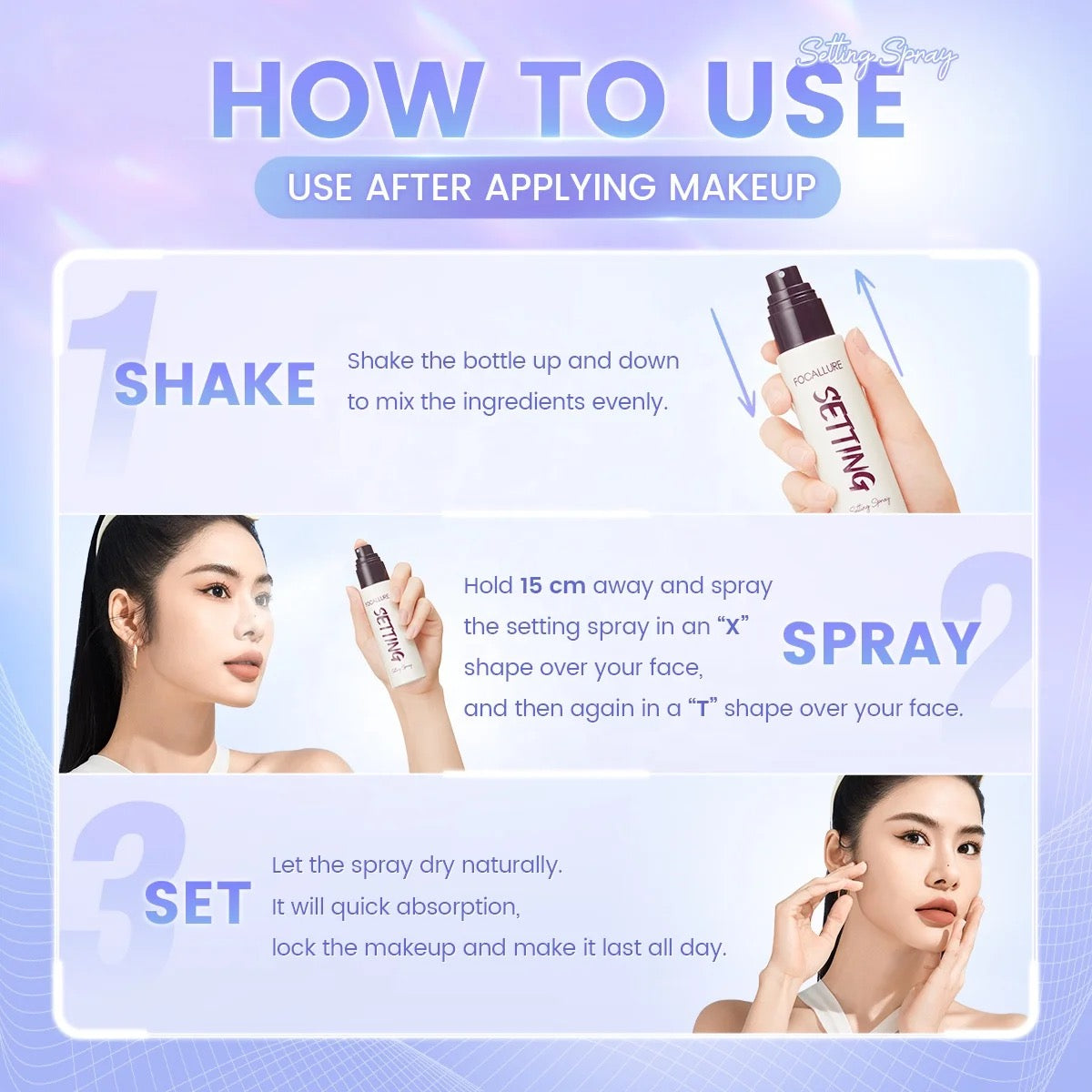 Flawless setting Spray