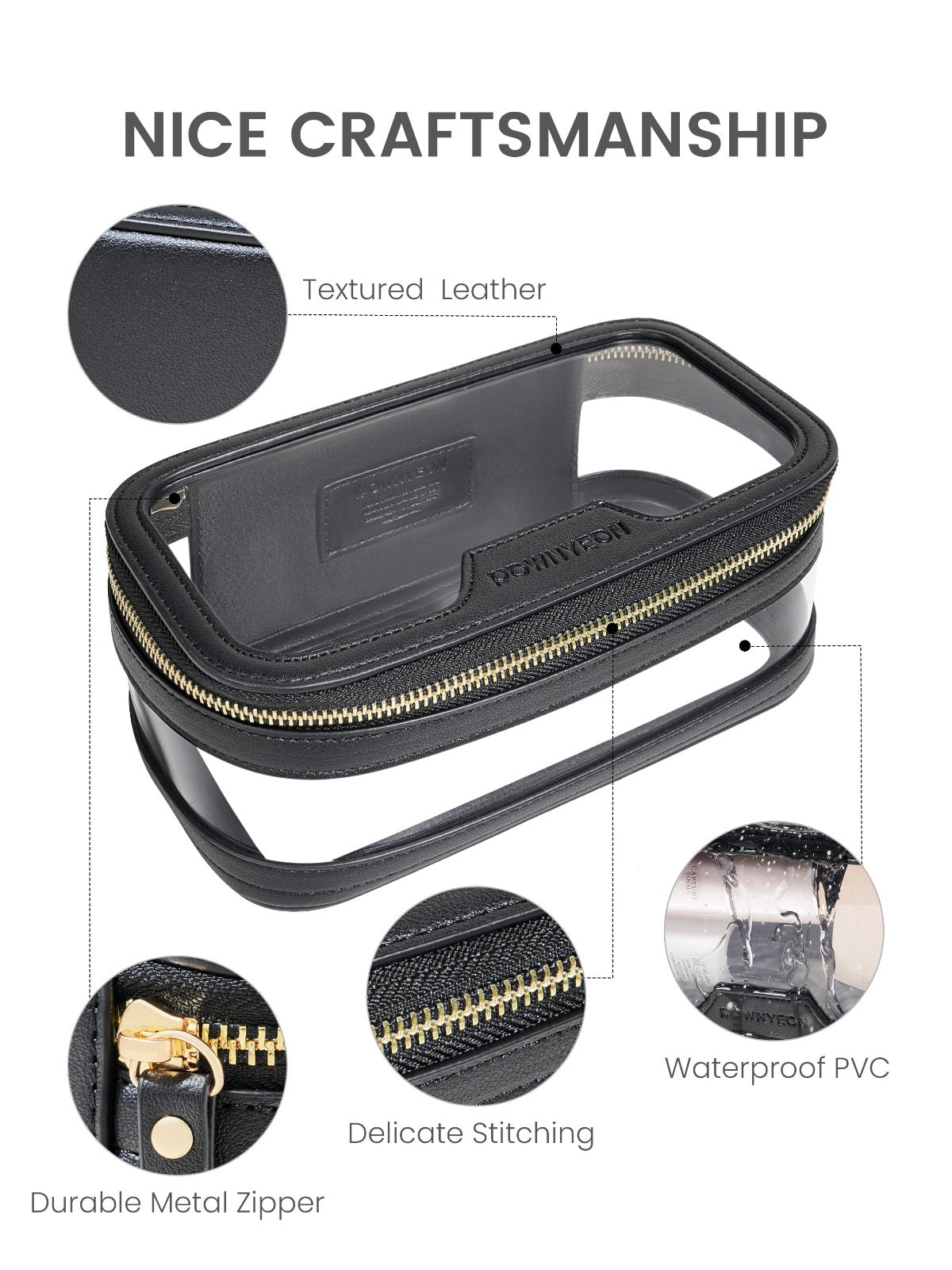 PVC Luxe Beauty Bag