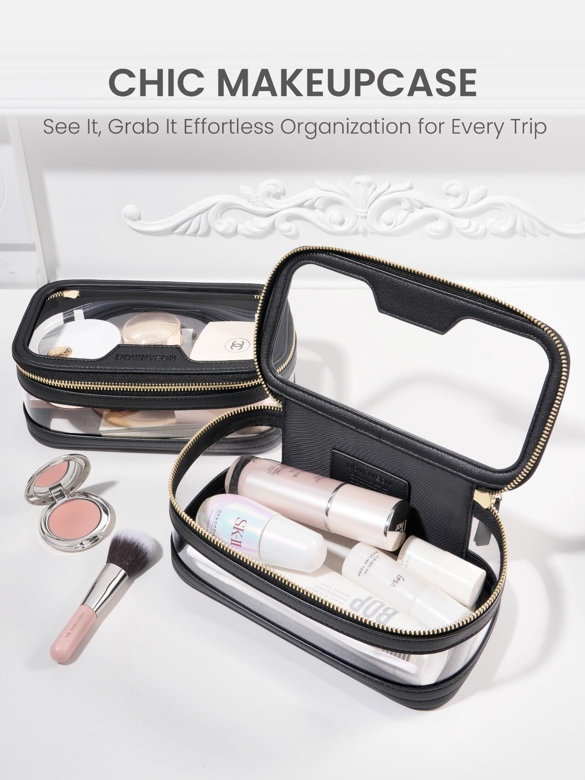 PVC Luxe Beauty Bag