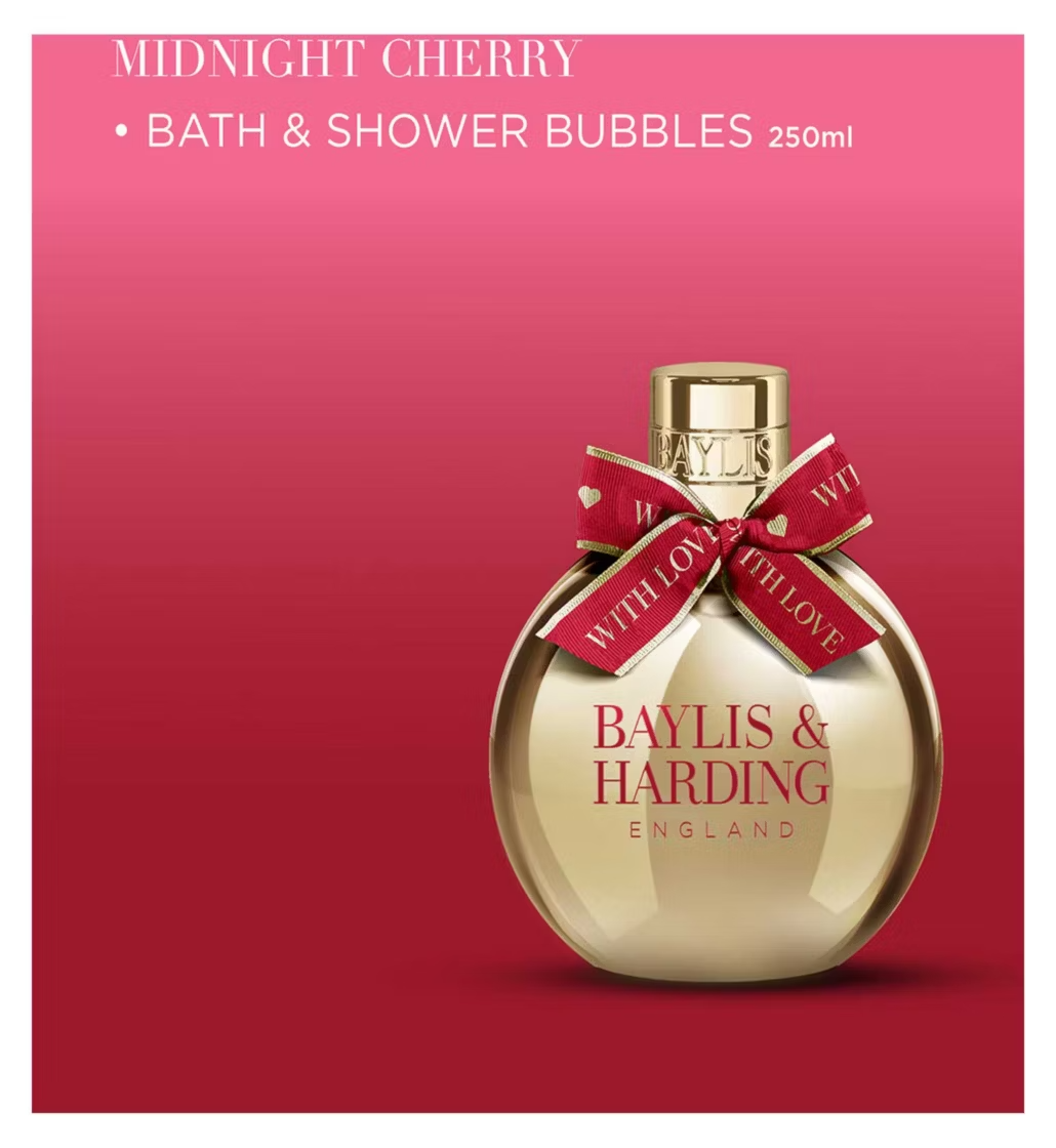 Baylis & Harding Midnight Cherry Festive Bauble Gift Set