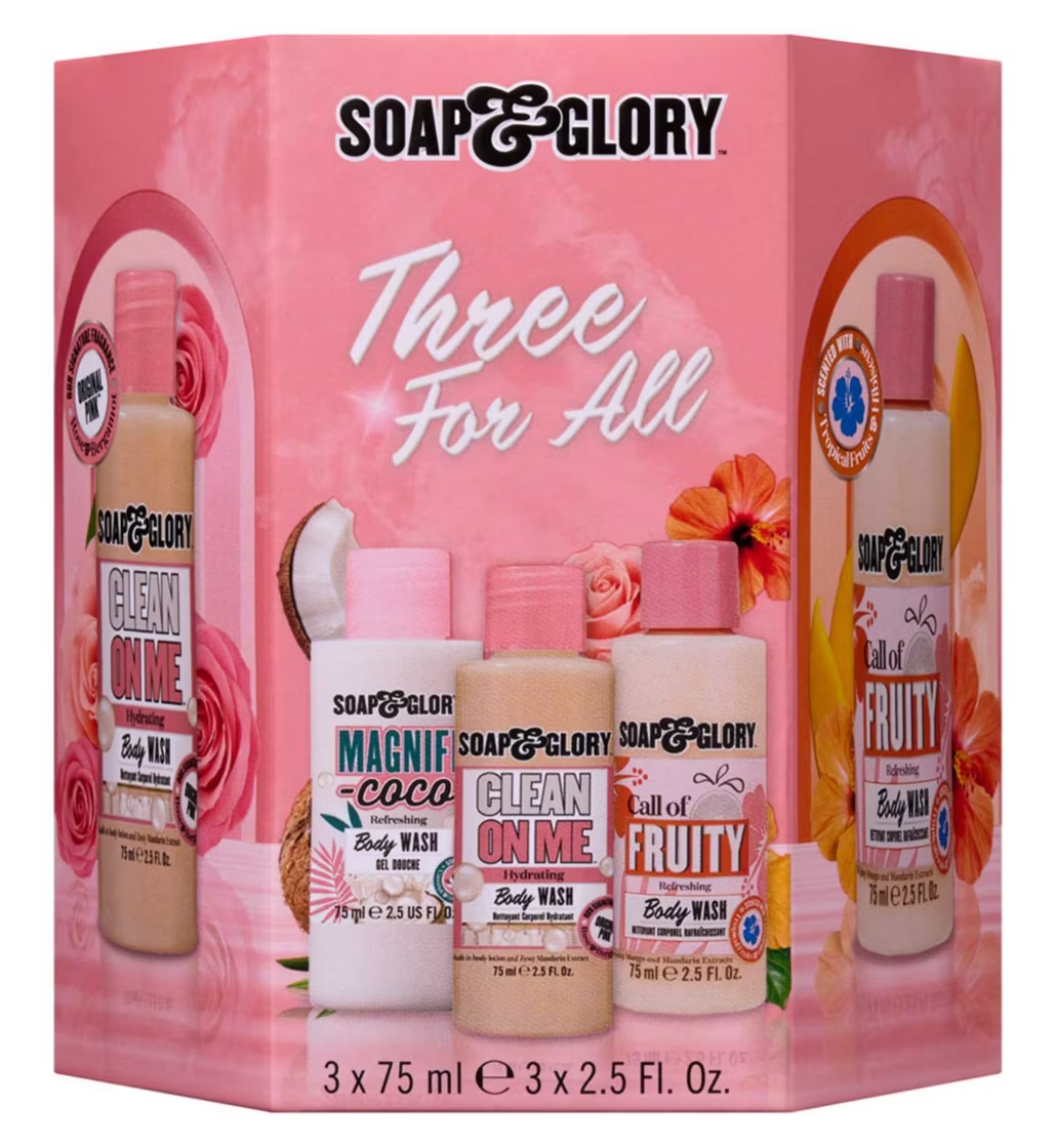 Soap & Glory Three For All 3 Piece Mini Gift Set