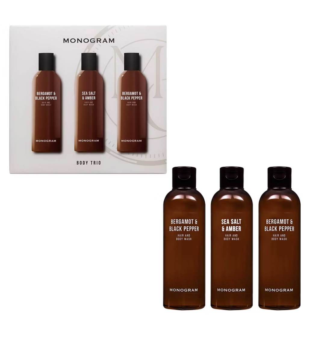 Monogram Body Wash Trio