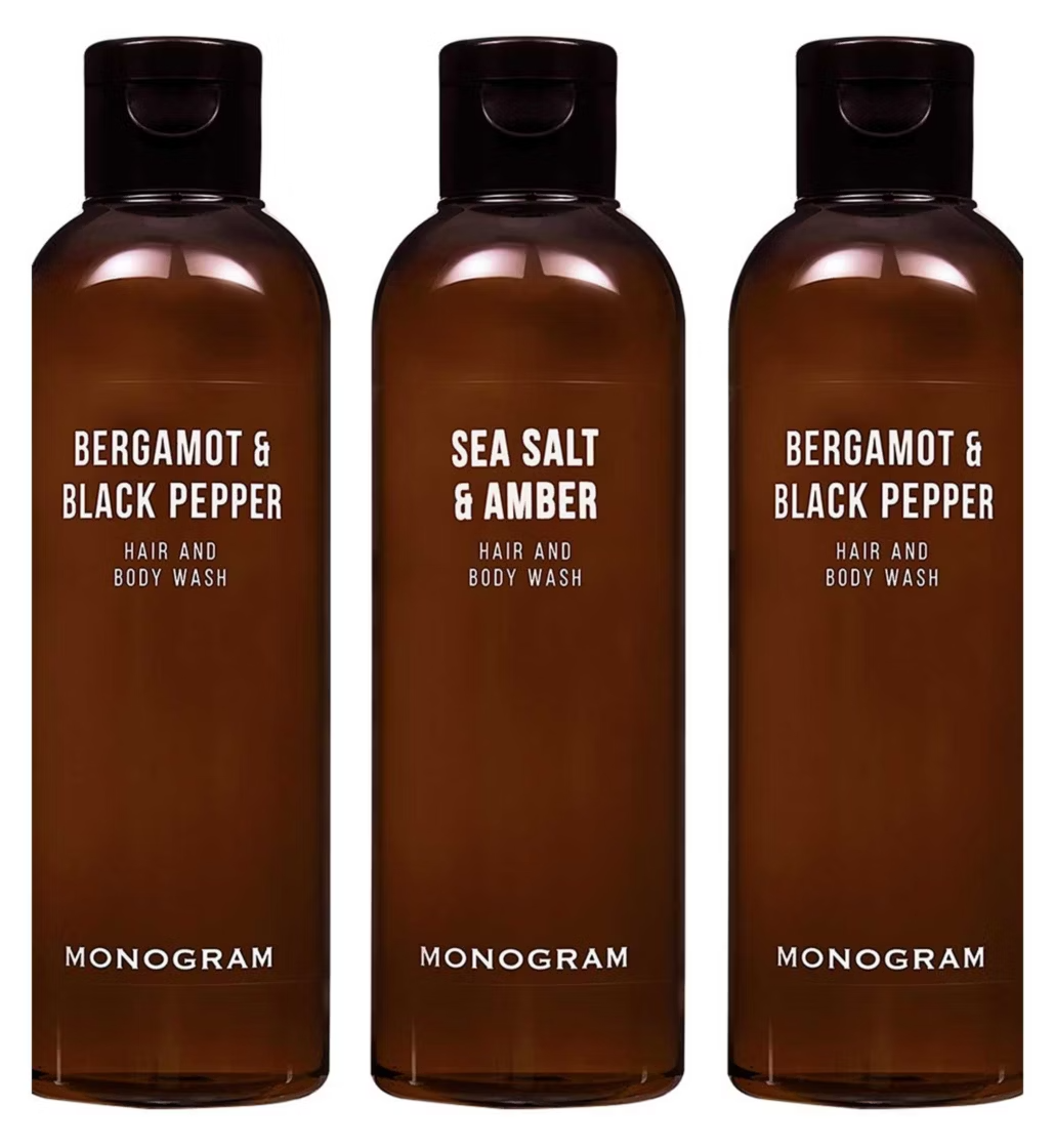 Monogram Body Wash Trio