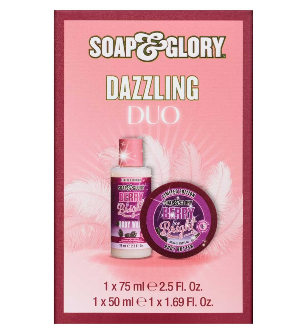 Soap & Glory Dazzling Duo 2 Piece Body Wash & Butter Gift Set
