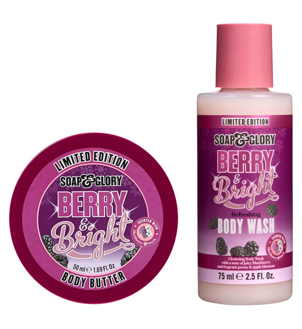 Soap & Glory Dazzling Duo 2 Piece Body Wash & Butter Gift Set